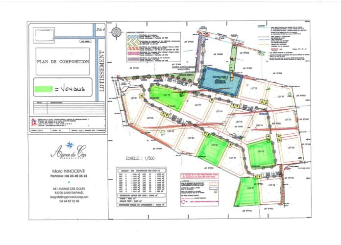 Terrain constructible dans domaine securisé quartier privilégier de roquebrune sur argens. (5)