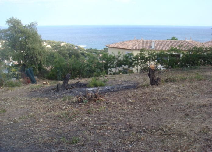 For sale building land of 1826sqm with sea view, in aux issambres near the sea (4)