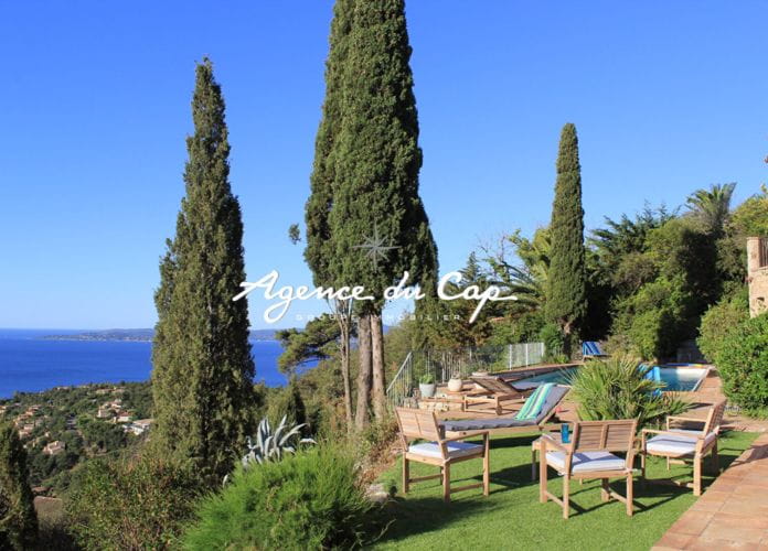 Villa 7 pieces avec vue mer panoramique sur le golfe de saint tropez, avec piscine et garage, (1)