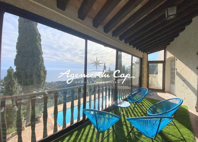 Villa 7 pieces avec vue mer panoramique sur le golfe de saint tropez, avec piscine et garage, (4)