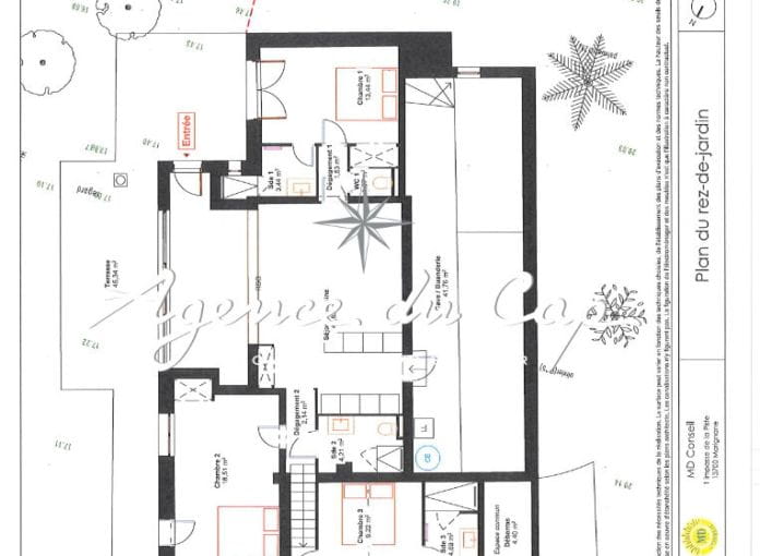 Appartement neuf de 100m² , piscine commune, au calme sur les Issambres