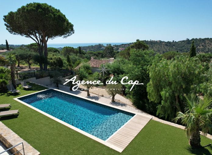 For sale provencal villa garage pool sea view 6 rooms les Issambres