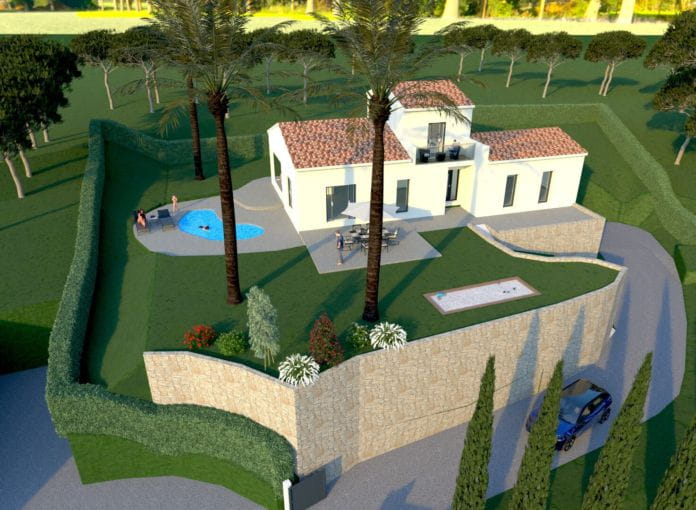 Villa à rénover vue mer terrain 1400m² grand potentiel, aux Issambres