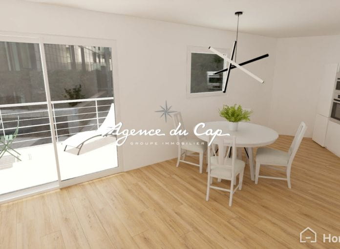 2 room apartment on ground floor 46 m2 Saint-Raphaël near the center