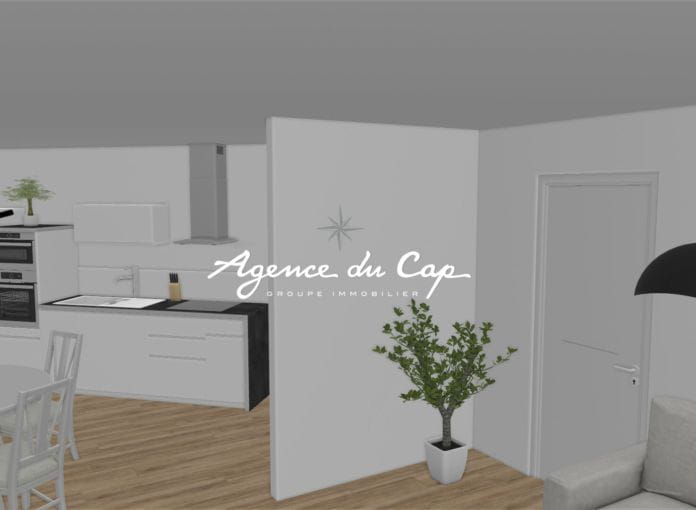 2 room apartment on ground floor 46 m2 Saint-Raphaël near the center